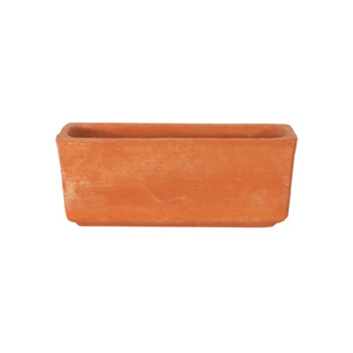 Smooth Rectangular Terracotta Jar